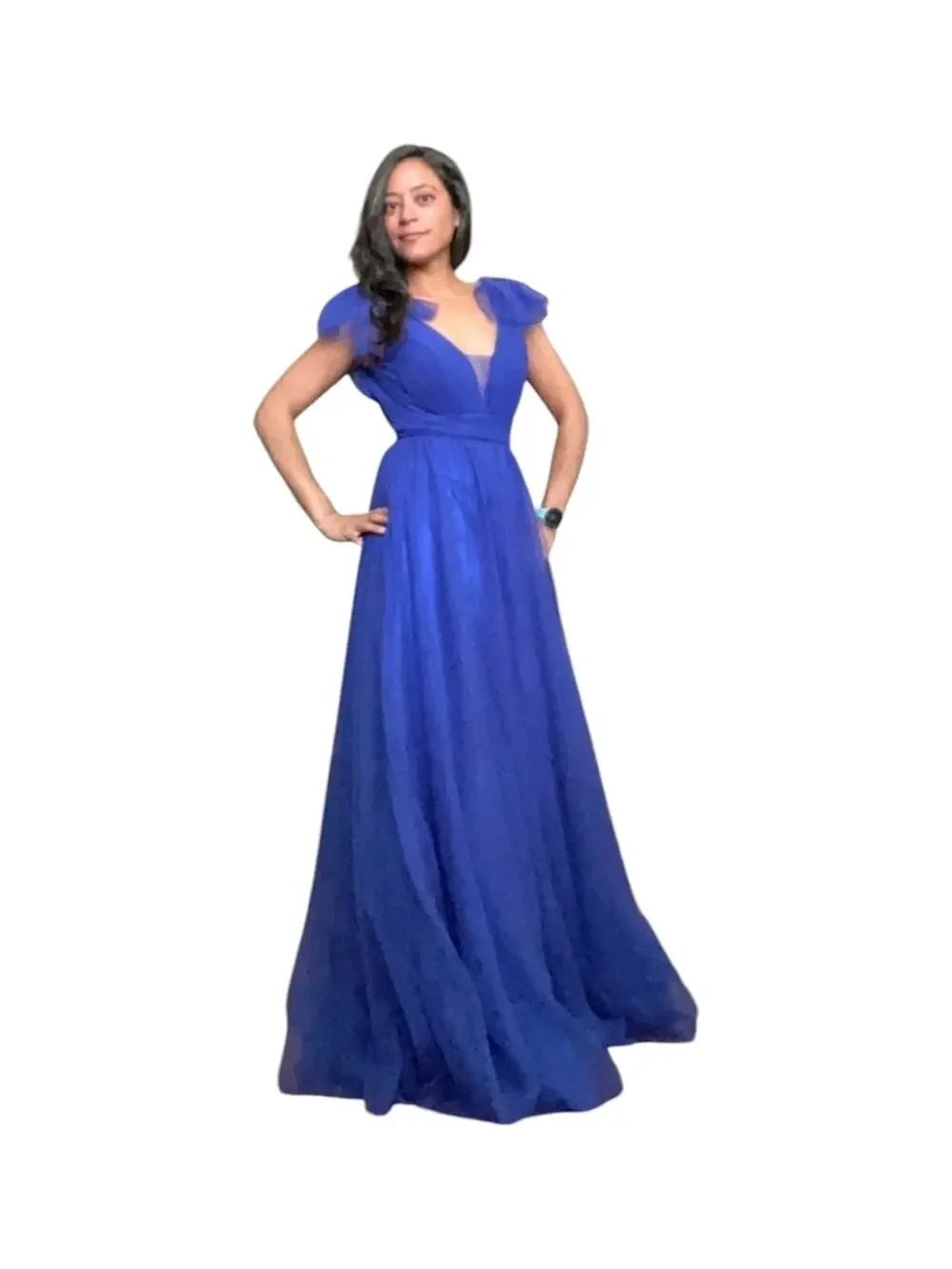 beach wedding guest dress Pink Maxi Bridesmaid Dresses Short Sleeve Dresses PDO14 navy black top INV-78956 KBB by KAHLANA Women's Color:Peony